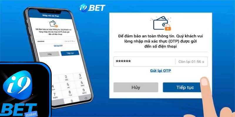 Hoàn thành thông tin khi đăng nhập i9bet